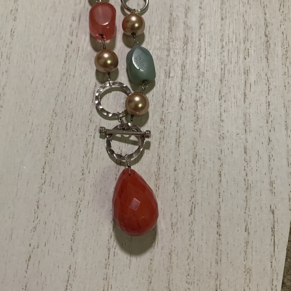 Sterling Silver Beaded Necklace - Picture 4 of 5